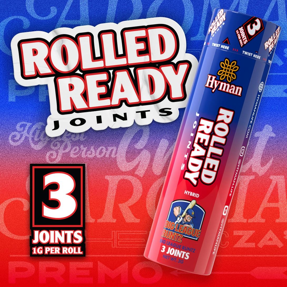 HYMAN Big League Runtz | Rolled Ready — PRE_ROLLS