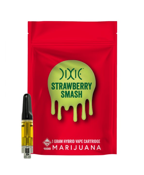 Cartridge 1g | Dixie Strawberry Smash Balanced | MO Health and Wellness