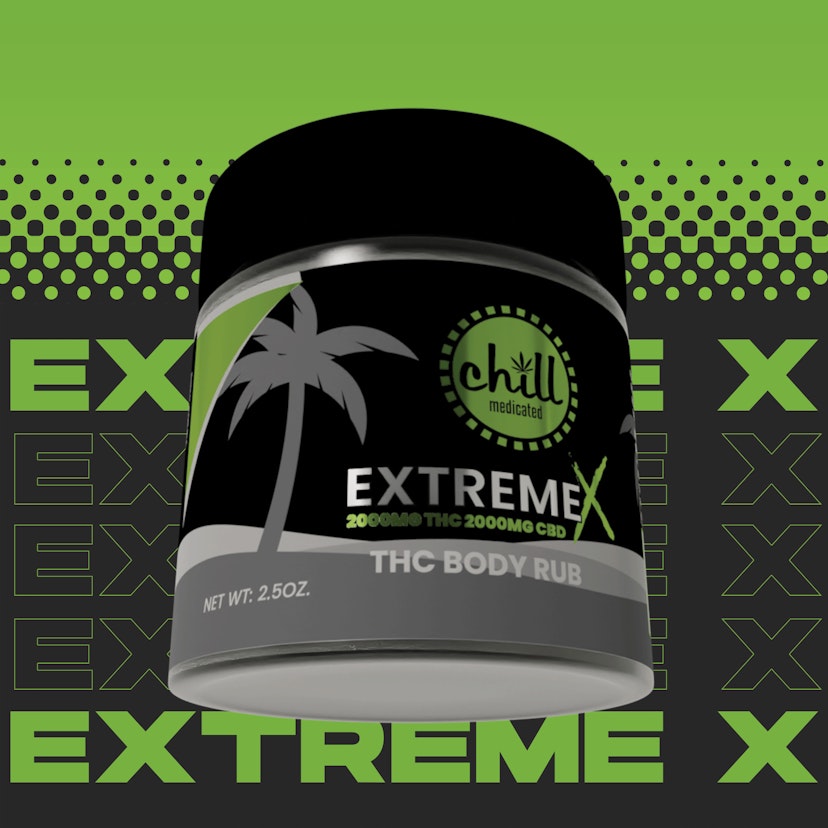 Chill Medicated 2000mg 1:1 THC:CBD Extreme X Topical Original
