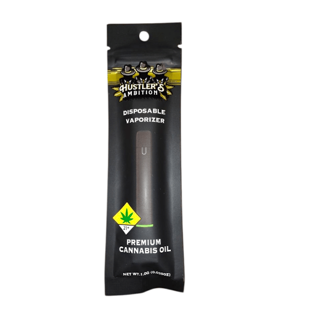 Disposable vaporizers contain concentrated cannabis oil that is heated by an attached battery and inhaled. These products come charged and ready to go, and are not designed to be reused, refilled, or recharged. These products are often very potent and are designed to be consumed in 2-3 second puffs.