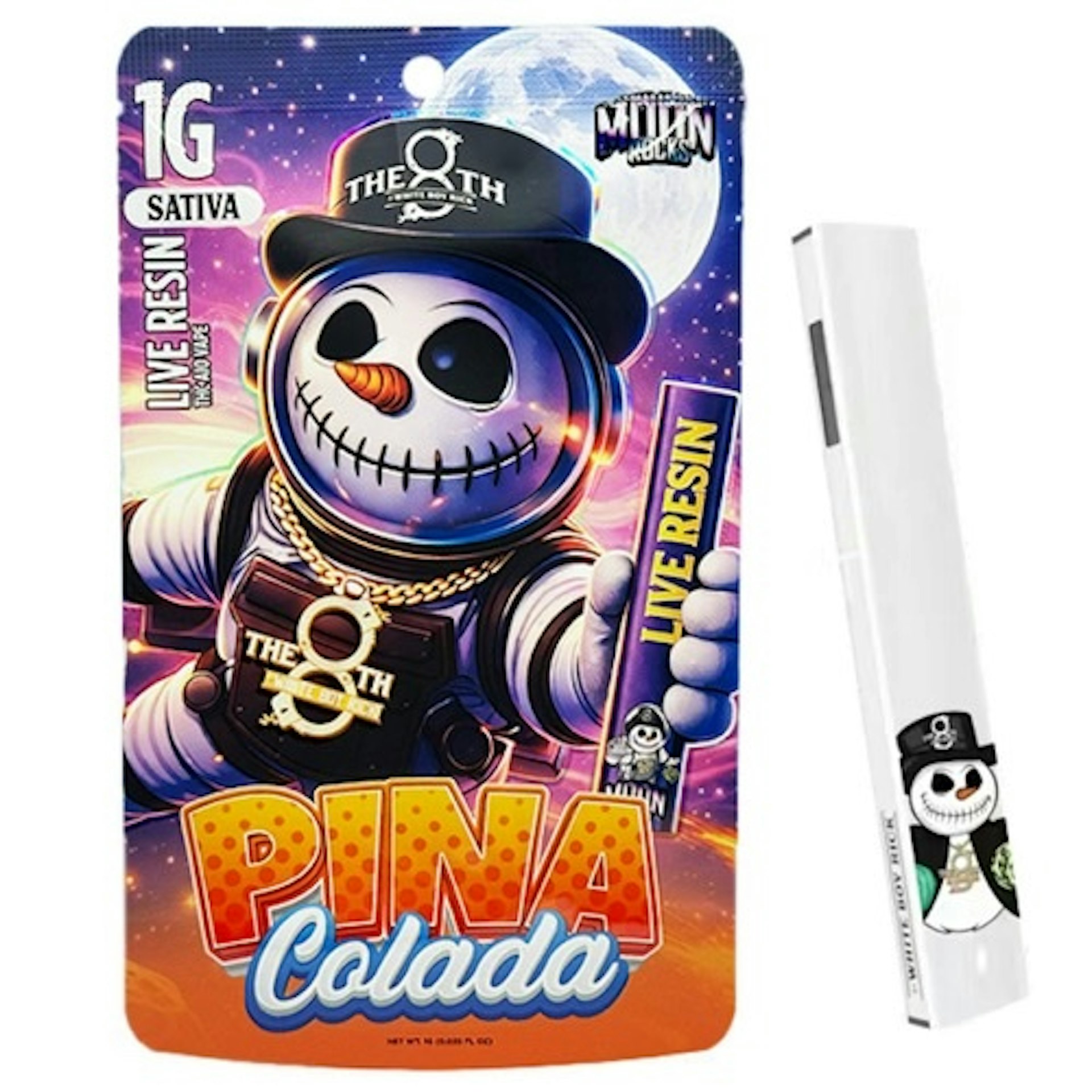The 8th - Pina Colada 1G Live Resin Disposable