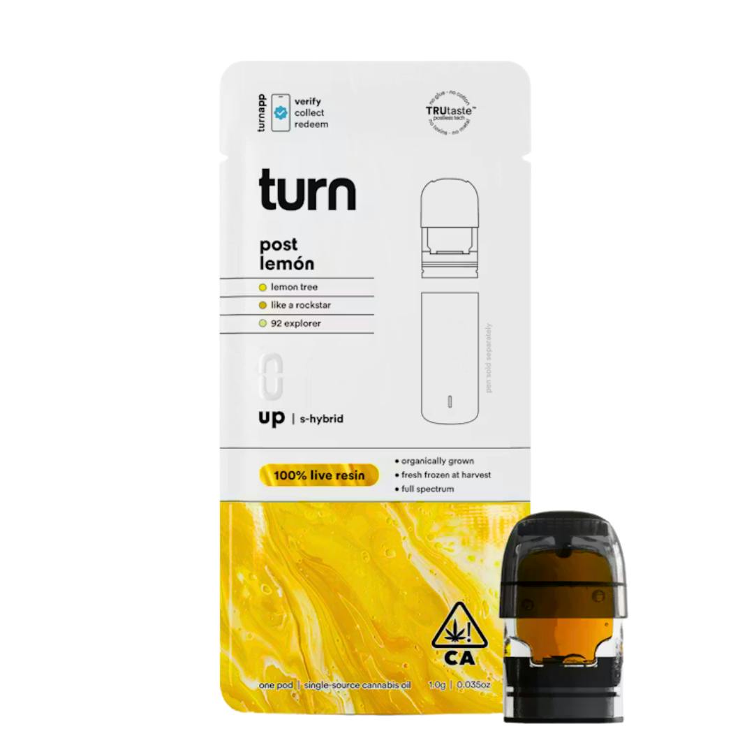 POST LEMON LIVE RESIN TURN UP POD-0