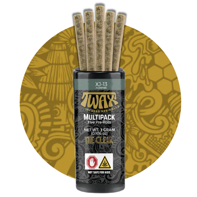 TWAX Infused Pre-Roll Pack XJ13 5pk/3g (sativa, infused pre roll packs)