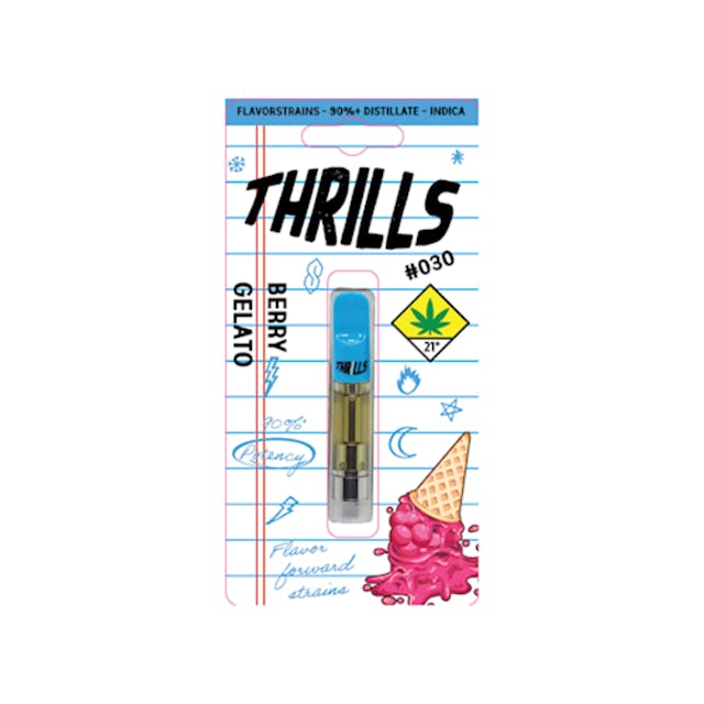 Thrills - FlavorStrains - Cartridge - 1g - (C5)(I) Berry Gelato