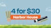 4 Harbor House 1G pre-rolls for $30