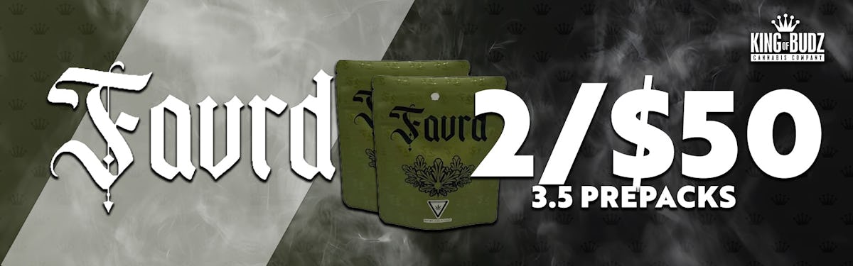 FAVRD - 3.5g Prepack - 2/$50