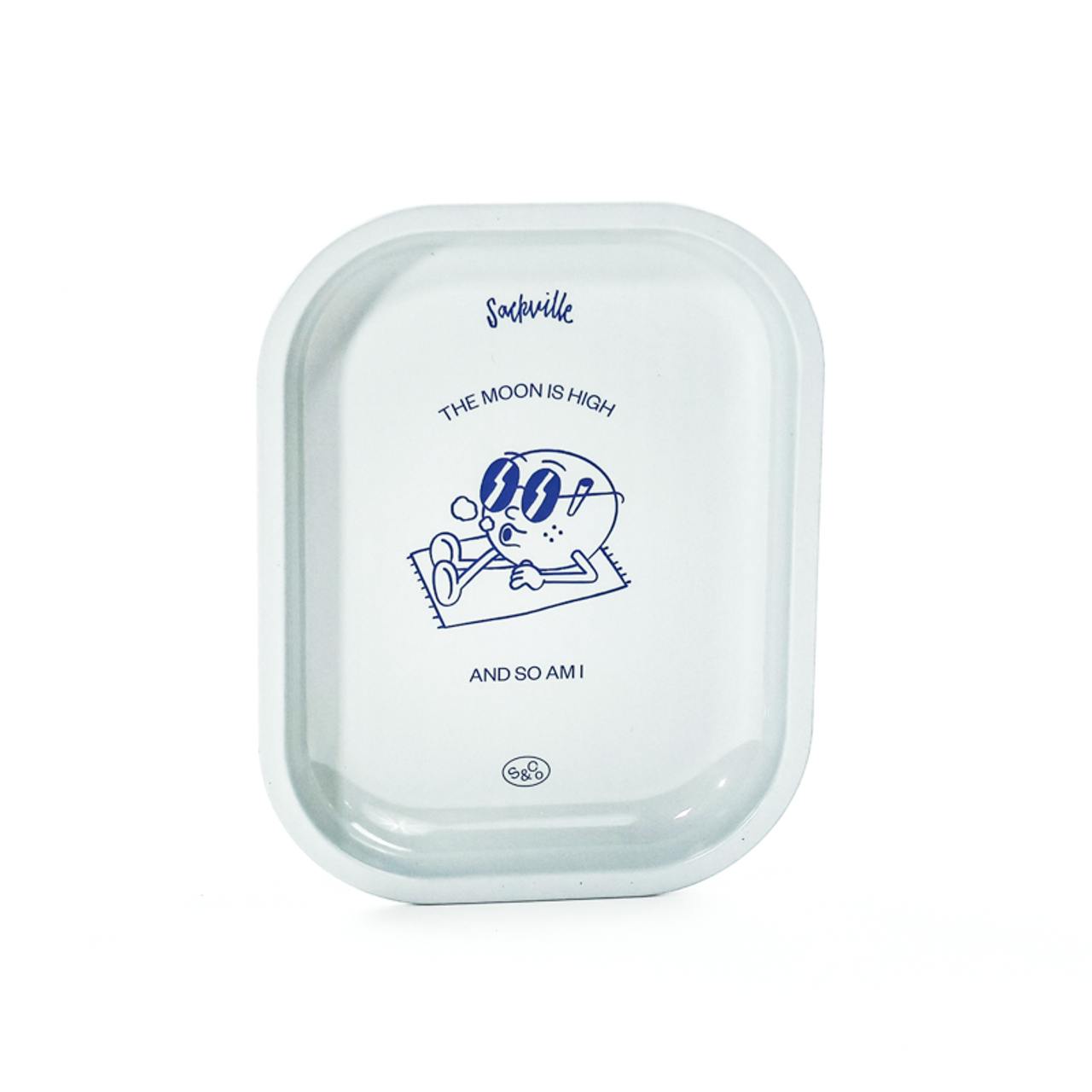 Photo of SACKVILLE Rolling Tray | White Blue