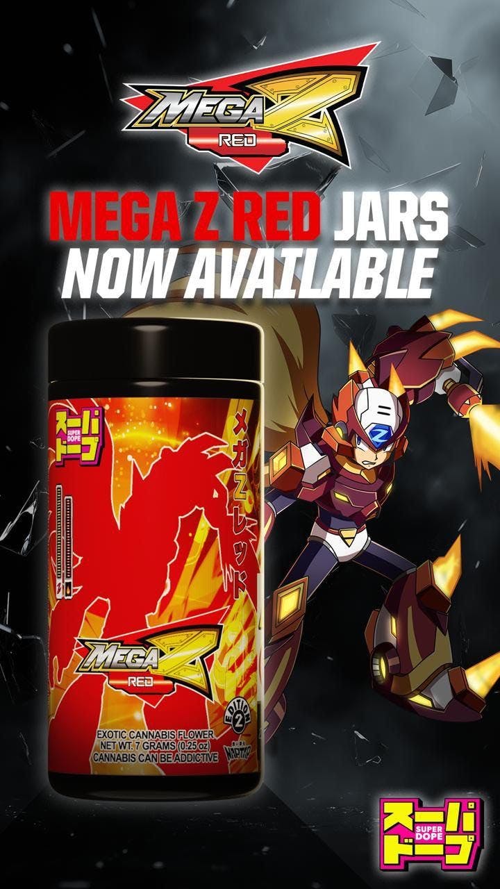 pretents Mega 美品　現 Mage Mega-Z Red | Indica | 1/4oz Flower - Torches NYC