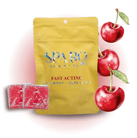 Product Sparq | Cherry | Gummies | 100mg