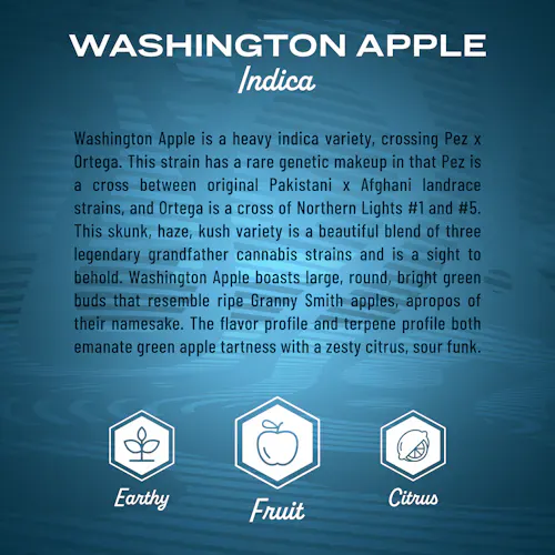 Washington Apple | Preroll 0.5g 2pk | 1g-active