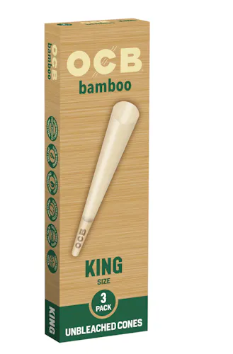 OCB Bamboo Cones – King Size [3pk]-1