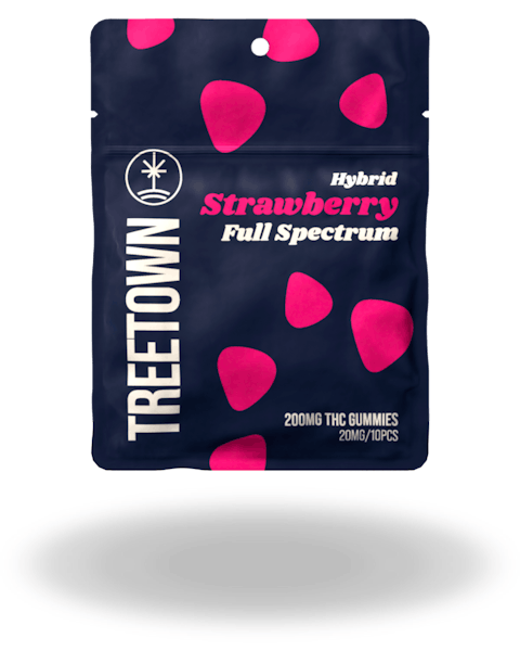 Product: Treetown | Strawberry Hybrid Full Spectrum Gummies | 200mg*