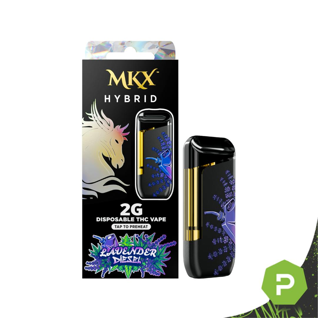 MKX Oil Co. 2g MKX Disposable - Lavender Diesel 2g Disposable - Hybrid -  Puff Cannabis Cannabis Store in MI