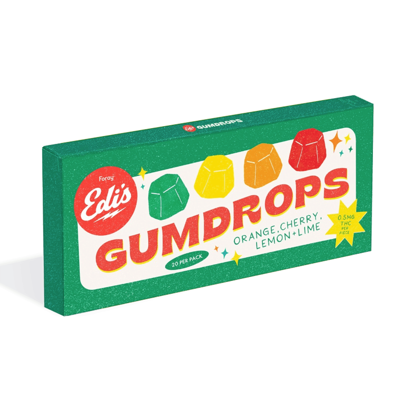Edi's Gumdrops, 20 x 0.5mg THC