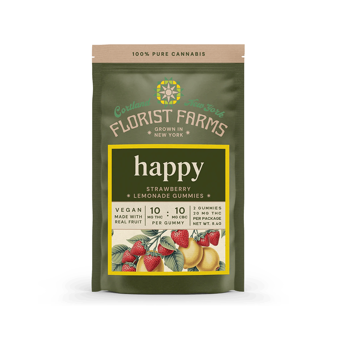 Florist Farms Strawberry Lemonade THC:CBC Gummies 2ct
