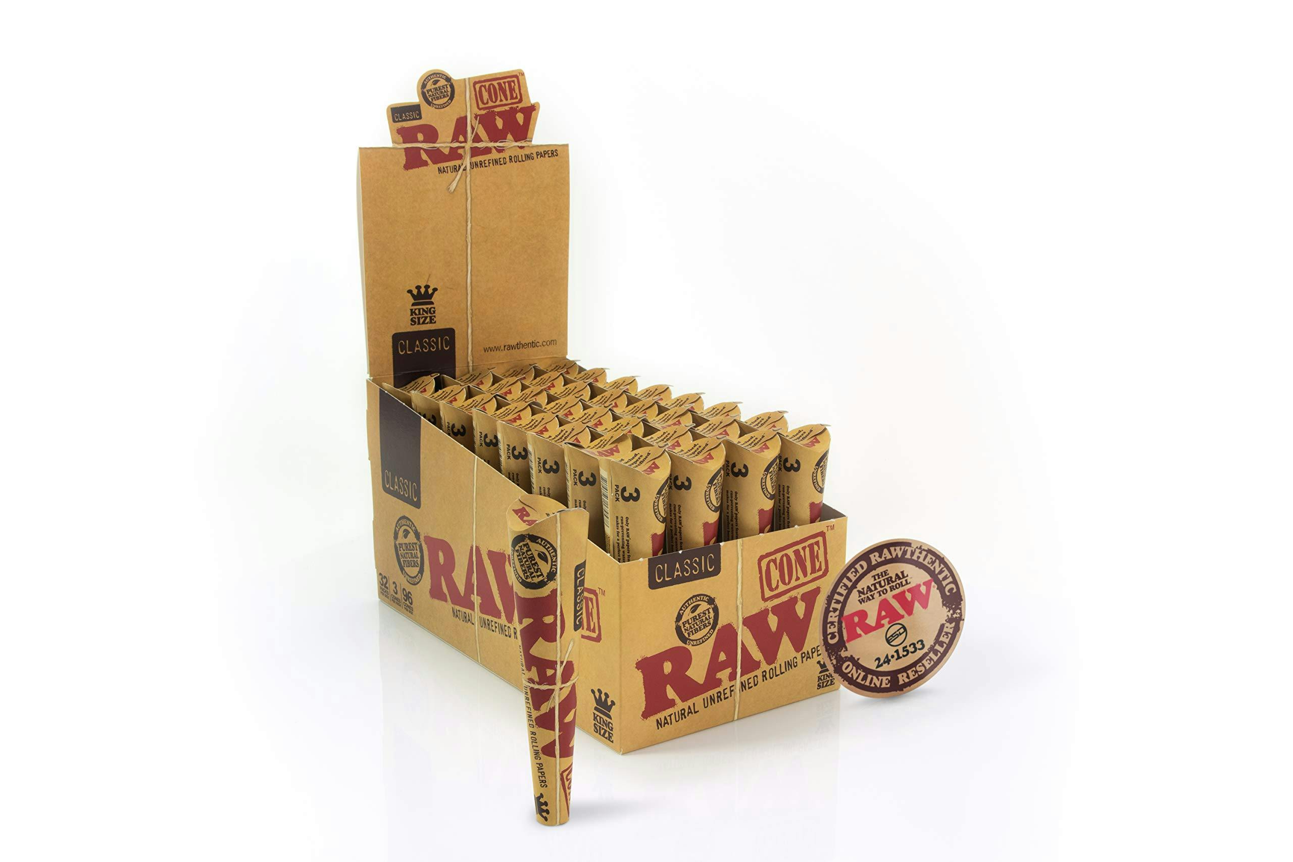 Product Raw Classic King Size Cones