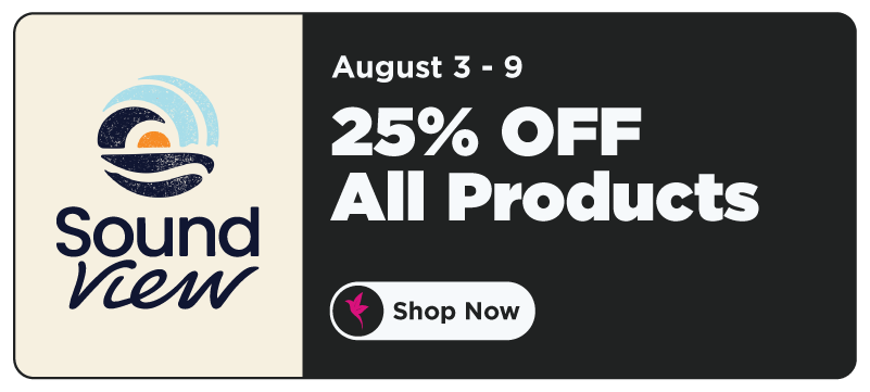 Shangri-La cannabis promotion featuring SoundView with 25% off all products from August 3–9 and a Shop Now call-to-action.