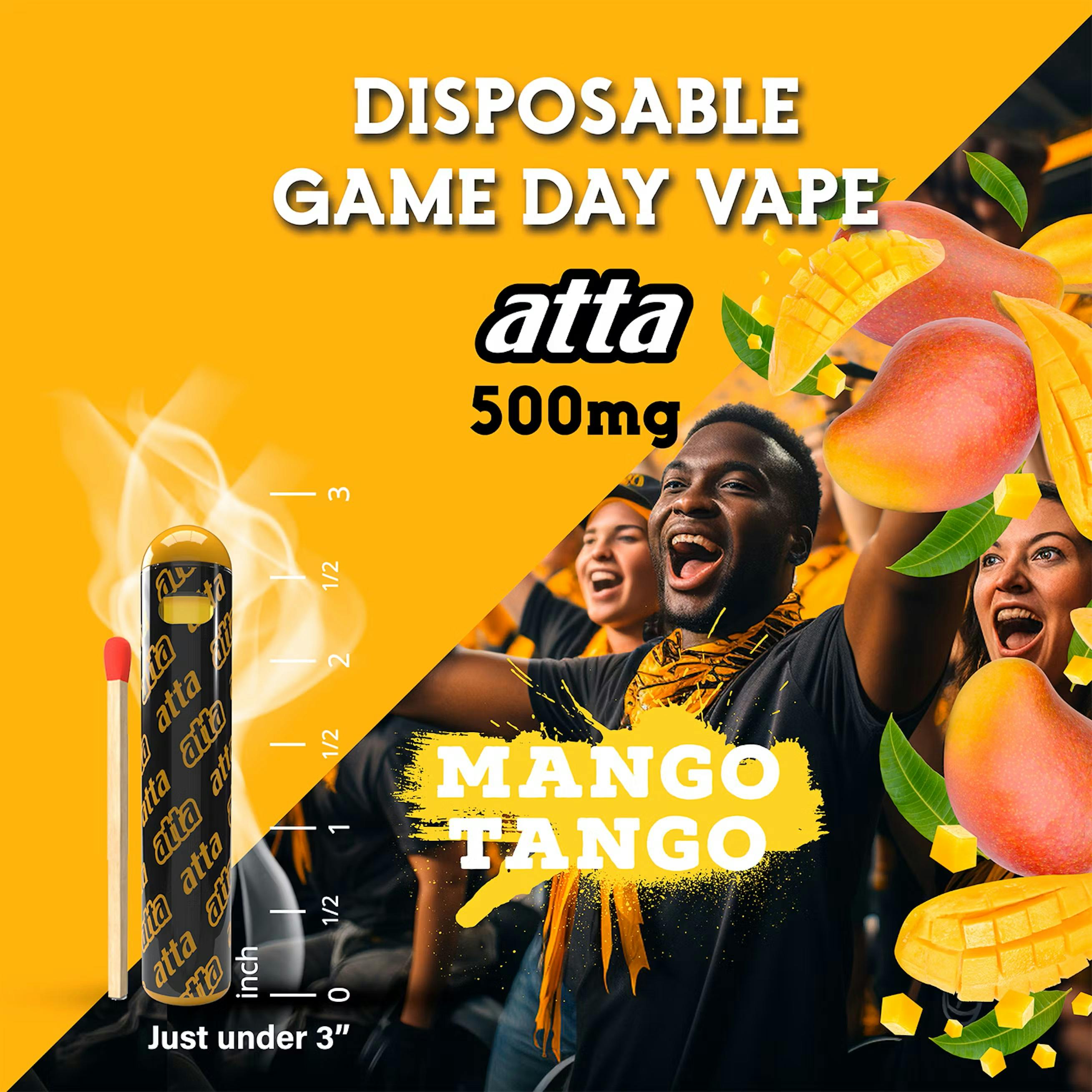 Atta Atta - Disposable Game Day Vape - Mango Tango - MO - Doobie