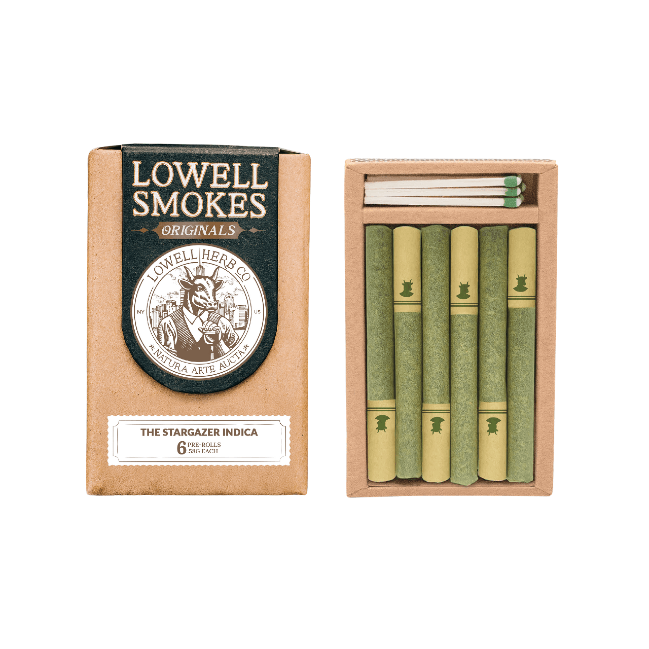 Lowell Smokes | Star Gazer | 6 .6g Pre-rolls | 3.5g