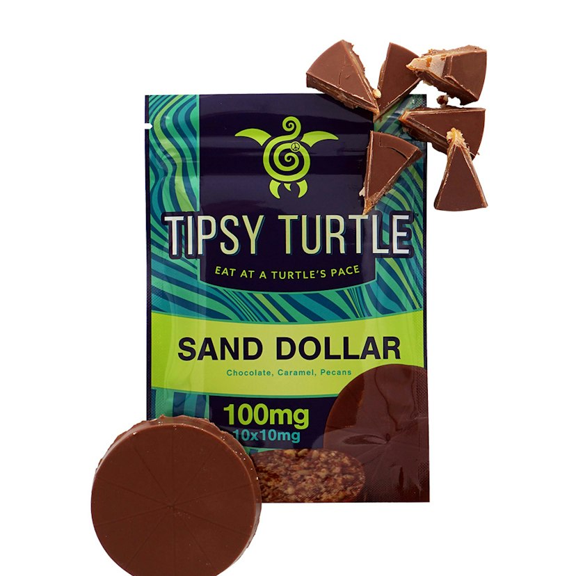 Tipsy Turtle Sand Dollar 100mg