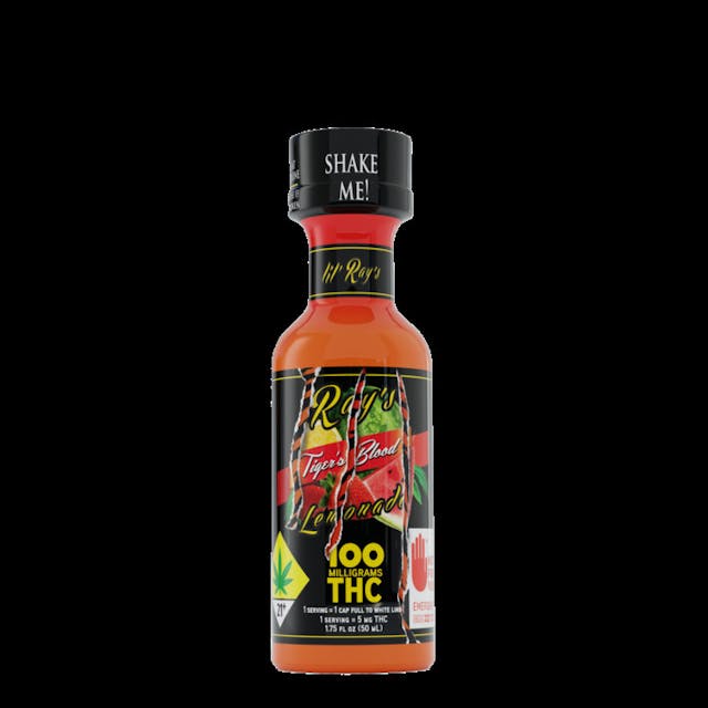 Ray’s Tiger’s Blood Lemonade is not for the tame. A wild fusion of watermelon, strawberry, and coconut makes for an incredible explosion of flavor. Enjoy the same power from lil’ Ray’s Lemonade minis as you do from our big bottles. Each cap full of lil’ Ray’s is 5mg, allowing you to microdose throughout the day. Lil’ Rays promises to deliver a satisfying high with an unmatched flavor.