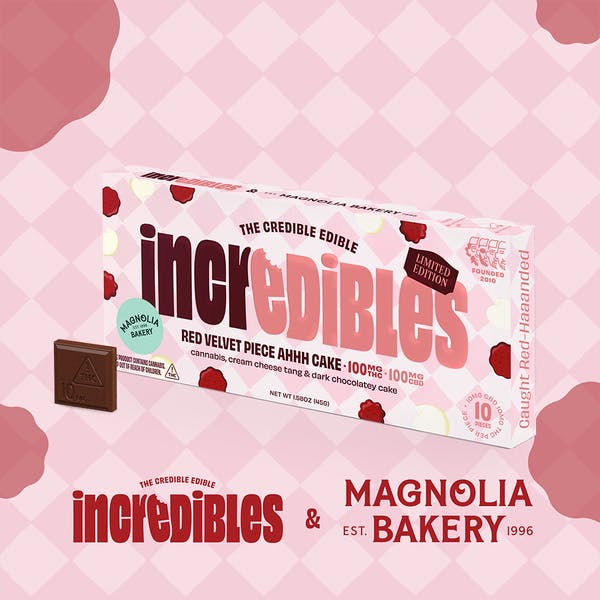 Incredibles Magnolia Bakery 1:1 Red Velvet Piece Ahhh Cake Bar