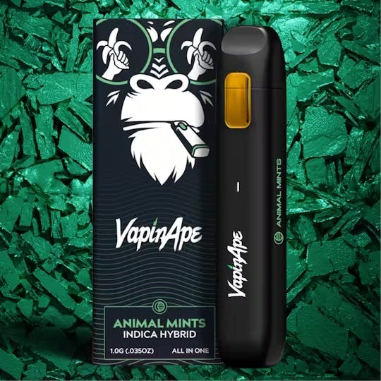 Product: VapinApe | Animal Mints Full-Spectrum Disposable All-in-One Cartridge | 1g