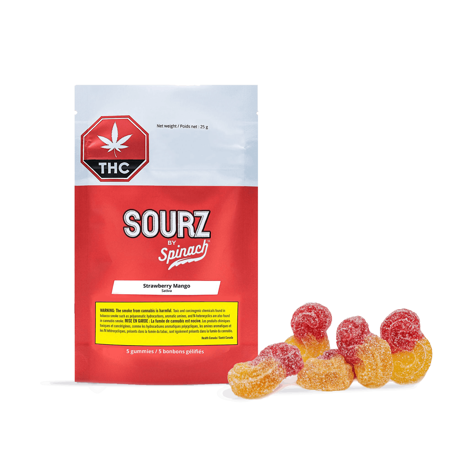 SOURZ Strawberry Mango Gummies