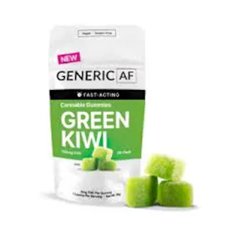 GENERIC AF | GREEN KIWI | 100 MG GUMMIES
