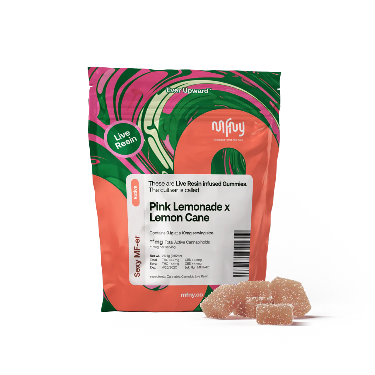 Pink Lemonade x Lemon Cane Live Resin Gummies | 10 pk | Verdi