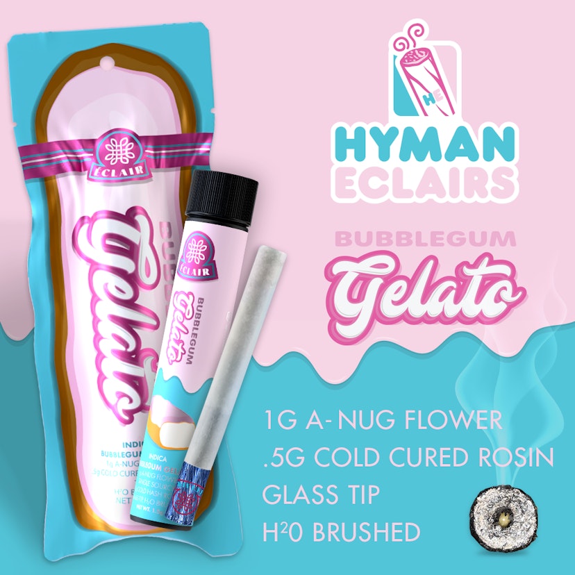 Bubblegum Gelato | 1.5G Eclair Handcraft