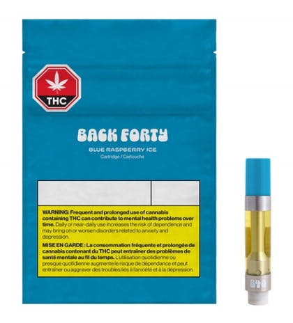 Back Forty - Blue Raspberry Ice .95g