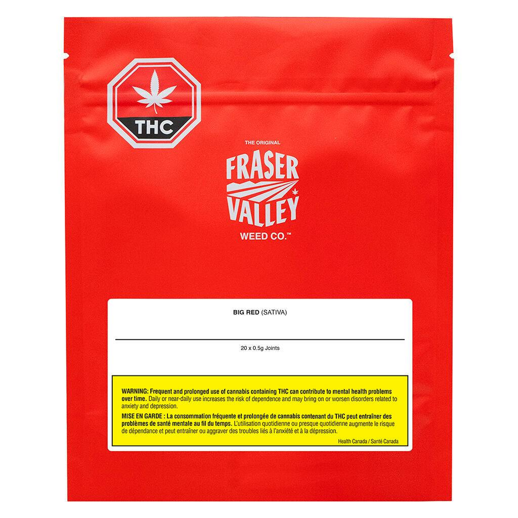 The Original Fraser Valley Weed Co. - Big Red Sativa PRJs - 20x0.5g