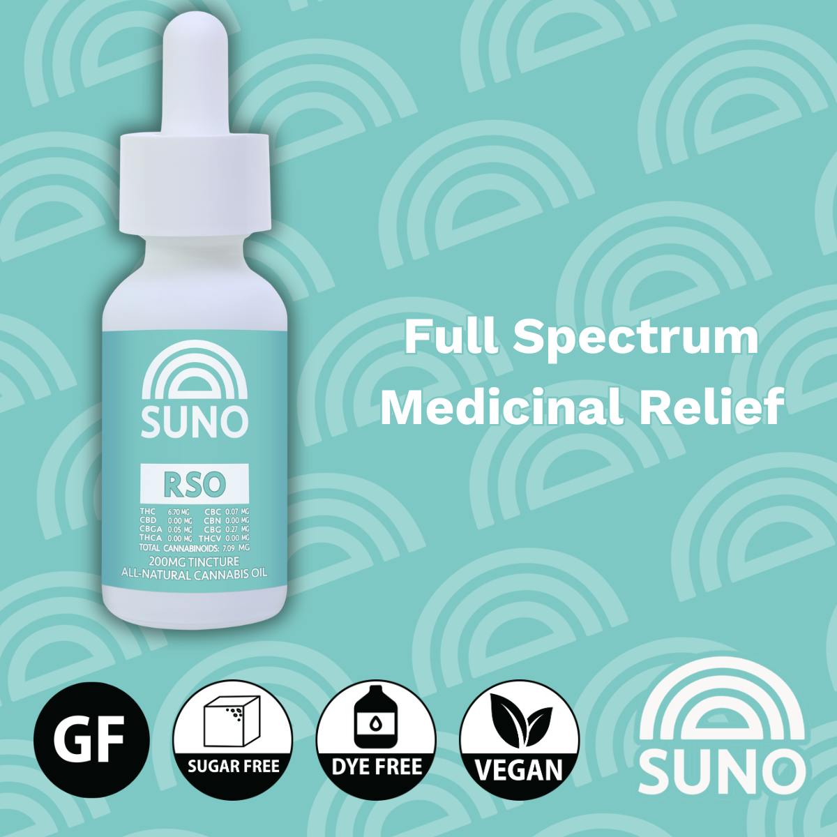 SUNO RSO Tincture – 200MG