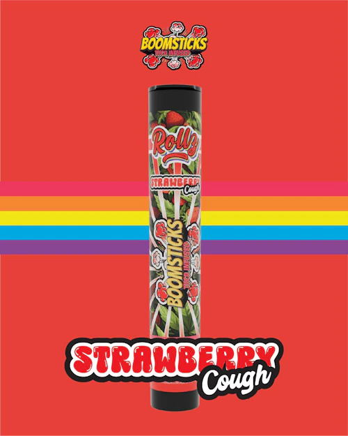 Rollz Boomsticks - 1g THCA Infused Preroll - Strawberry Cough