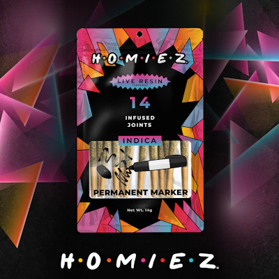 Homiez - 14-Pack 1g Infused Prerolls - Permanent Marker