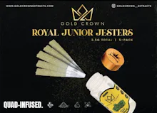 Royal Junior Jesters - 5-Pack .7g Quad Infused Prerolls - 8 Mile Runtz