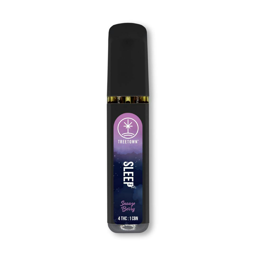 Product: Treetown | Snooze Berry 4:1 THC:CBN Disposable All-In-One Cartridge | 1g