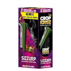 Crop Kingz | Organic Premium Wraps - Sizzurp - 2 Pack