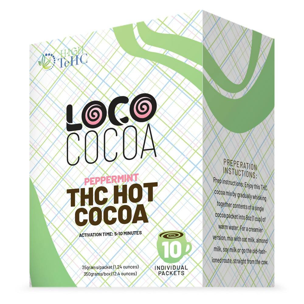 Product: HIGH TeHC | LOCO COCOA PEPPERMINT | POWDER MIX | 10MG