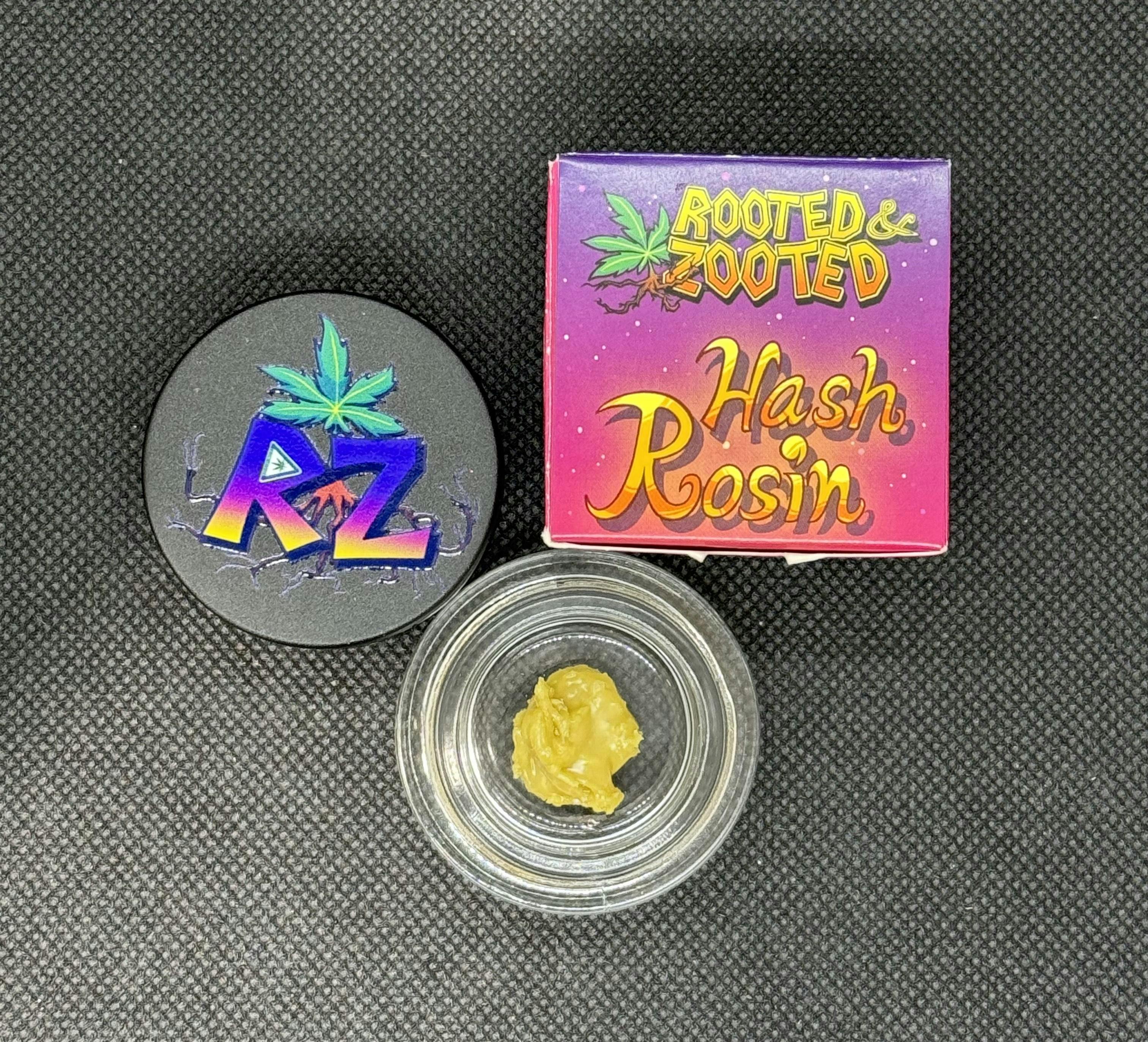 Product: Rooted & Zooted | Blue Star 1g Hash Rosin
