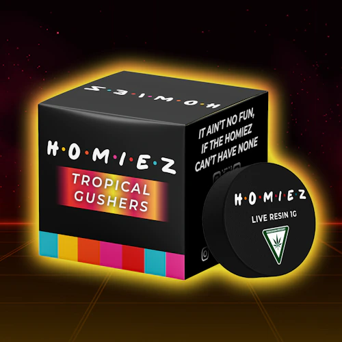 Homiez - 1g Live Resin - Tropical Gushers