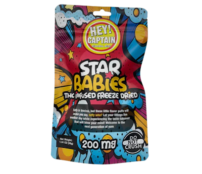 Hey Captain - 200mg Freeze Dried Star Babies - Taffy