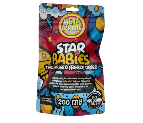 Hey Captain - 200mg Freeze Dried Star Babies - Taffy