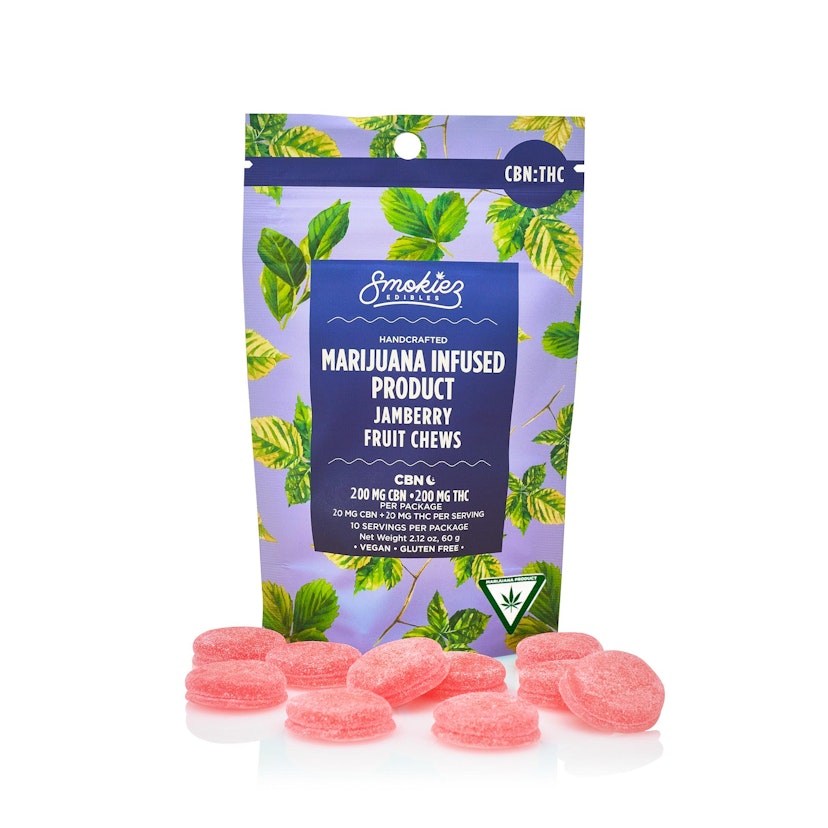 Smokiez | 200mg 1:1 THC/CBN Gummies | Sweet Jam Berry