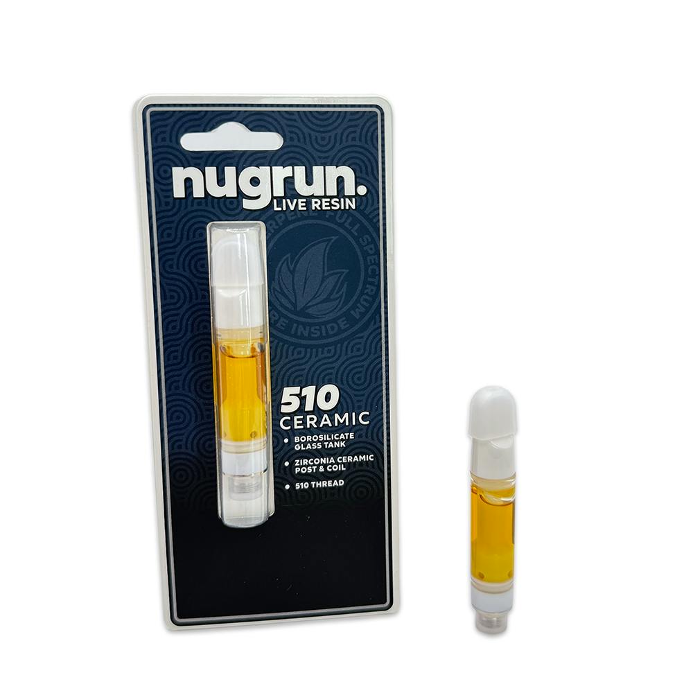 nugrun. 1g Live Resin Cartridge - Honey Banana