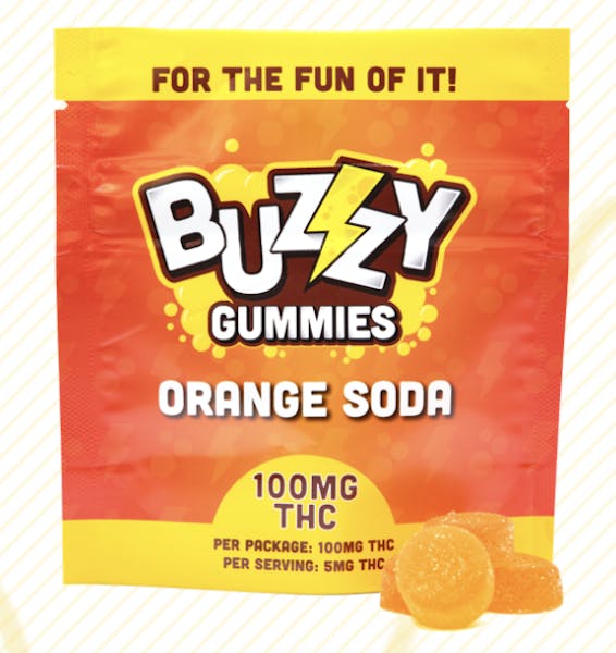 Orange Soda | 100mg | Gummies | Buzzy Gummies