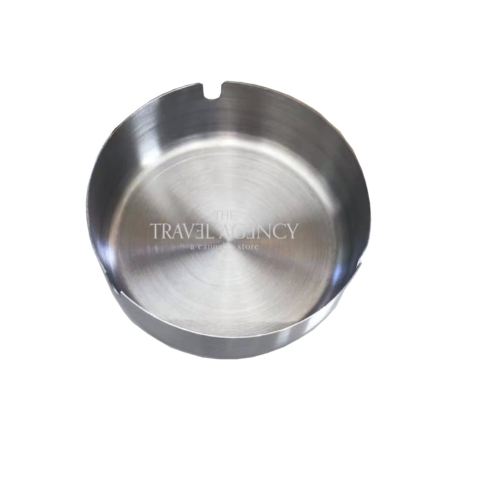 Ashtray Brushed Stainless Steel