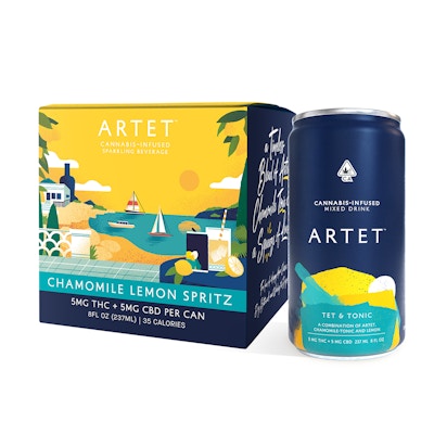 Product CoC Artet - Lemon Chamomile 1:1 THC:CBD 20mg (4pk)