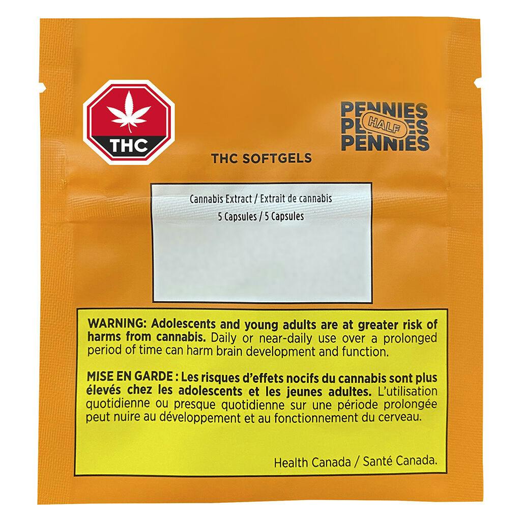 Thc softgels 5-pack | 50mg-1